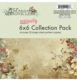 UNIQUELY CREATIVE UNIQUELY CREATIVE BOTANICAL CHRONICLES 6x6 COLLECTION PACK