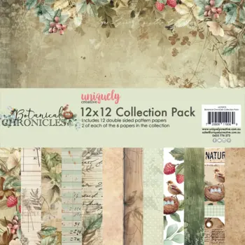 UNIQUELY CREATIVE UNIQUELY CREATIVE BOTANICAL CHRONICLES 12x12 COLLECTION PACK