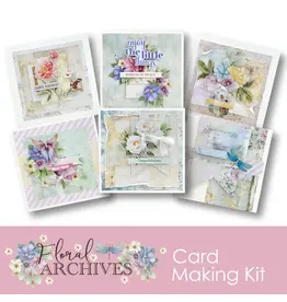 UNIQUELY CREATIVE UNIQUELY CREATIVE FLORAL ARCHIVES CARD MAKING KIT