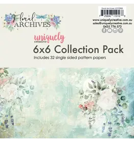 UNIQUELY CREATIVE UNIQUELY CREATIVE FLORAL ARCHIVES 6x6 COLLECTION PACK