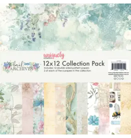 UNIQUELY CREATIVE UNIQUELY CREATIVE FLORAL ARCHIVES 12x12 COLLECTION PACK