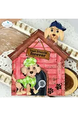 ELIZABETH CRAFT DESIGNS ELIZABETH CRAFT DESIGNS CUTE & WHIMSICAL DOG DAYS SENTIMENTS CLEAR STAMP SET