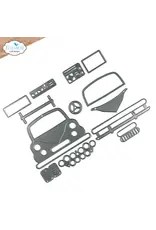 ELIZABETH CRAFT DESIGNS ELIZABETH CRAFT DESIGNS CUTE & WHIMSICAL DOG DAYS CAR DIE SET