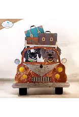 ELIZABETH CRAFT DESIGNS ELIZABETH CRAFT DESIGNS CUTE & WHIMSICAL DOG DAYS CAR DIE SET