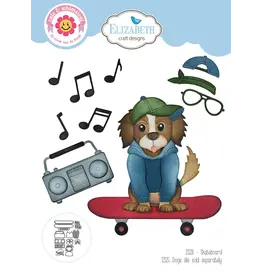 ELIZABETH CRAFT DESIGNS ELIZABETH CRAFT DESIGNS CUTE & WHIMSICAL DOG DAYS SKATEBOARD DIE SET