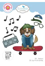 ELIZABETH CRAFT DESIGNS ELIZABETH CRAFT DESIGNS CUTE & WHIMSICAL DOG DAYS SKATEBOARD DIE SET
