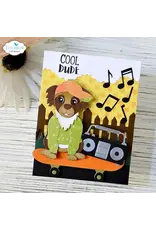 ELIZABETH CRAFT DESIGNS ELIZABETH CRAFT DESIGNS CUTE & WHIMSICAL DOG DAYS SKATEBOARD DIE SET