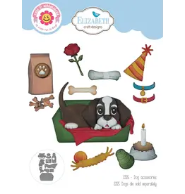 ELIZABETH CRAFT DESIGNS ELIZABETH CRAFT DESIGNS CUTE & WHIMSICAL DOG DAYS DOG ACCESSORIES DIE SET