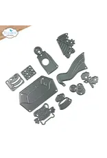 ELIZABETH CRAFT DESIGNS ELIZABETH CRAFT DESIGNS CUTE & WHIMSICAL DOG DAYS DOG ACCESSORIES DIE SET