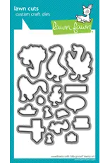 LAWN FAWN LAWN FAWN SILLY GOOSE! CLEAR STAMP & DIE SET