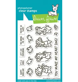 LAWN FAWN LAWN FAWN IT'S A BIRD! CLEAR STAMP SET & DIE SET