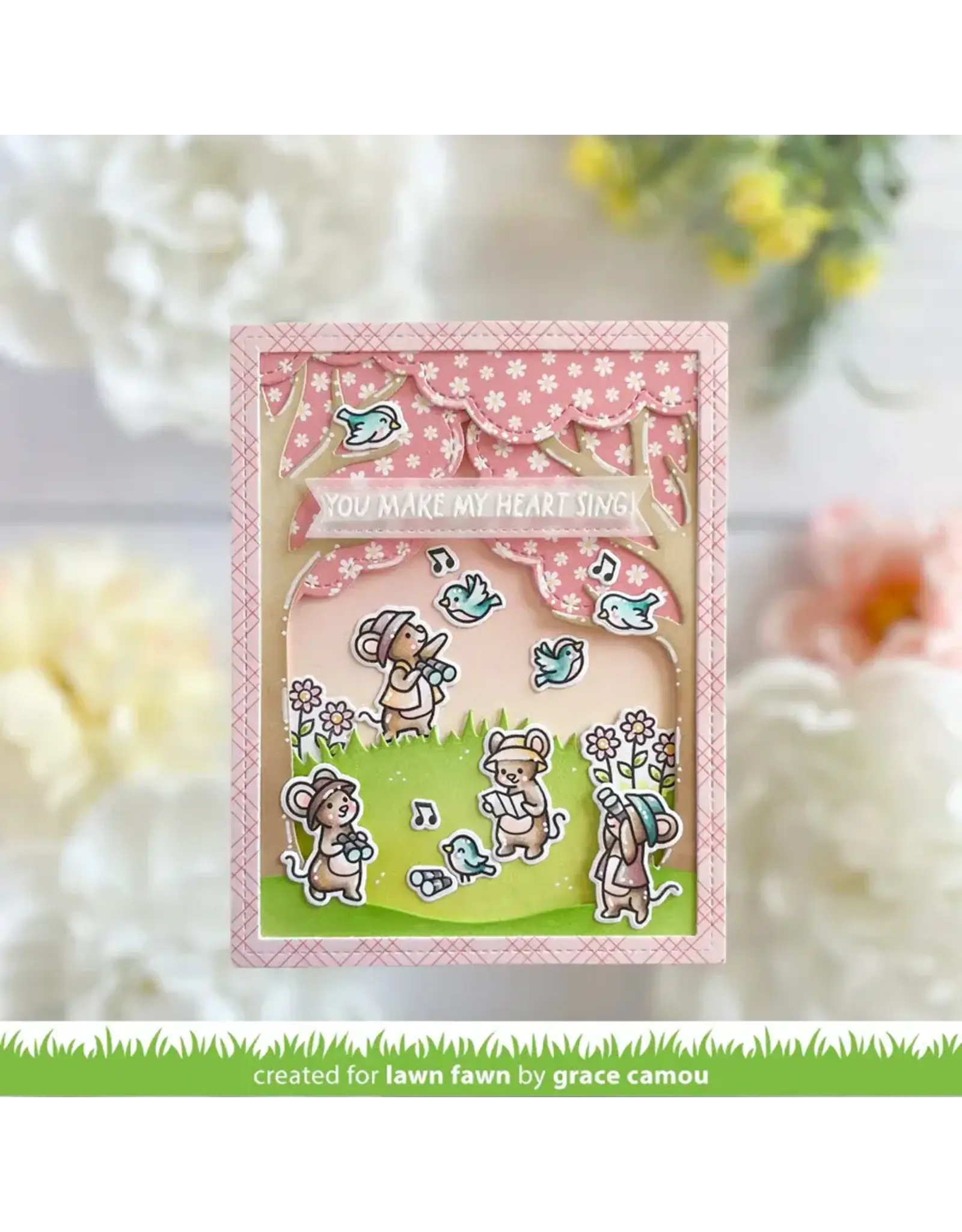 LAWN FAWN LAWN FAWN IT'S A BIRD! CLEAR STAMP SET & DIE SET