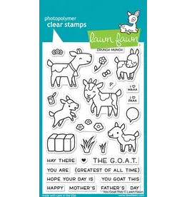 LAWN FAWN LAWN FAWN YOU GOAT THIS CLEAR STAMP & DIE SET