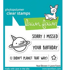 LAWN FAWN LAWN FAWN YEAR ELEVEN CLEAR STAMP & DIE SET