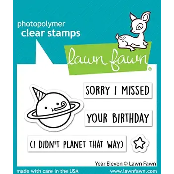 LAWN FAWN LAWN FAWN YEAR ELEVEN CLEAR STAMP & DIE SET