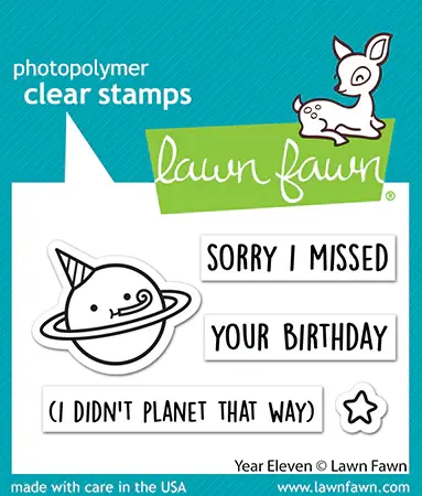 LAWN FAWN LAWN FAWN YEAR ELEVEN CLEAR STAMP & DIE SET