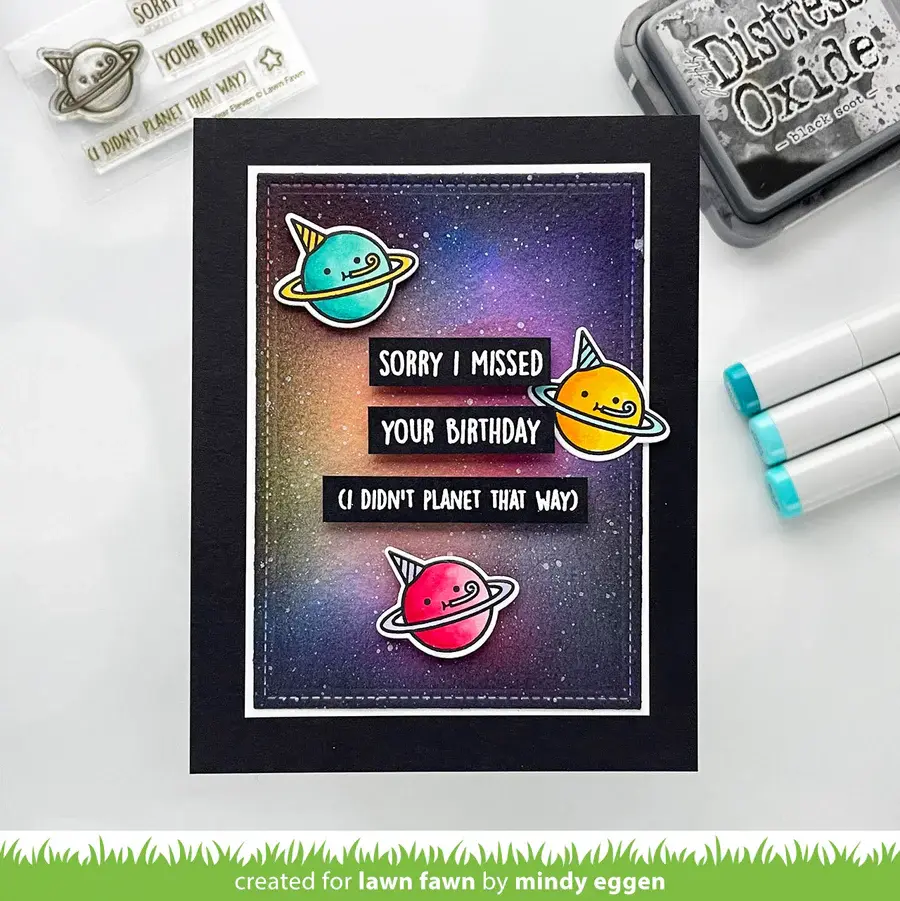 LAWN FAWN LAWN FAWN YEAR ELEVEN CLEAR STAMP & DIE SET