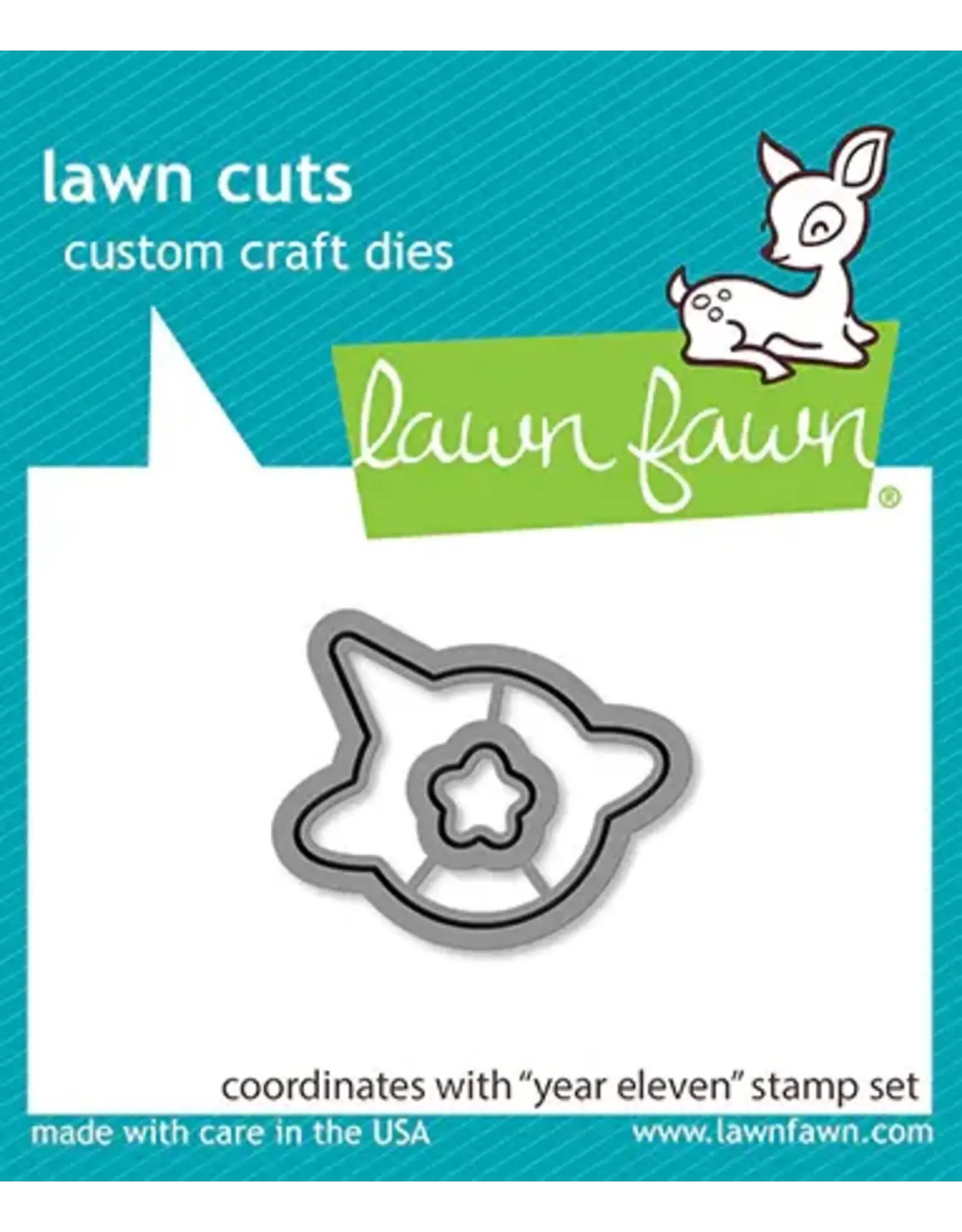 LAWN FAWN LAWN FAWN YEAR ELEVEN CLEAR STAMP & DIE SET