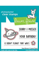 LAWN FAWN LAWN FAWN YEAR ELEVEN CLEAR STAMP & DIE SET