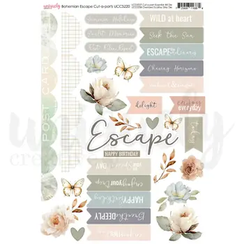 UNIQUELY CREATIVE UNIQUELY CREATIVE BOHEMIAN ESCAPE CUT-A-PARTS