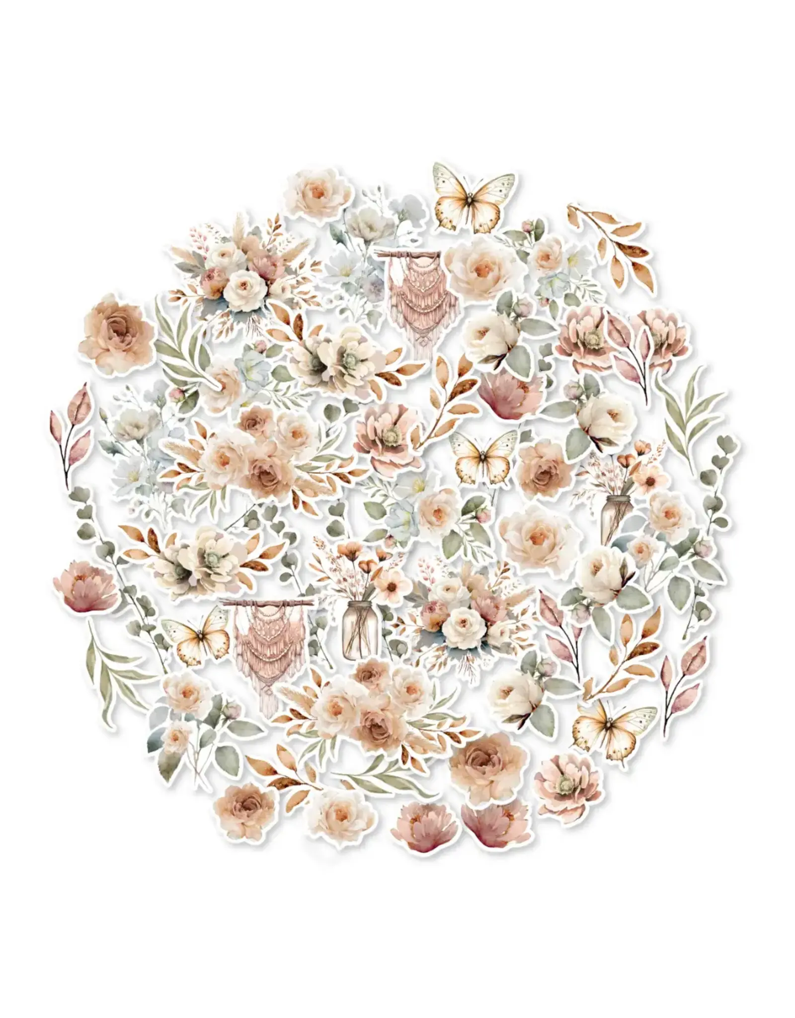 UNIQUELY CREATIVE UNIQUELY CREATIVE BOHEMIAN ESCAPE VELLUM CREATIVE CUTS DIE CUTS