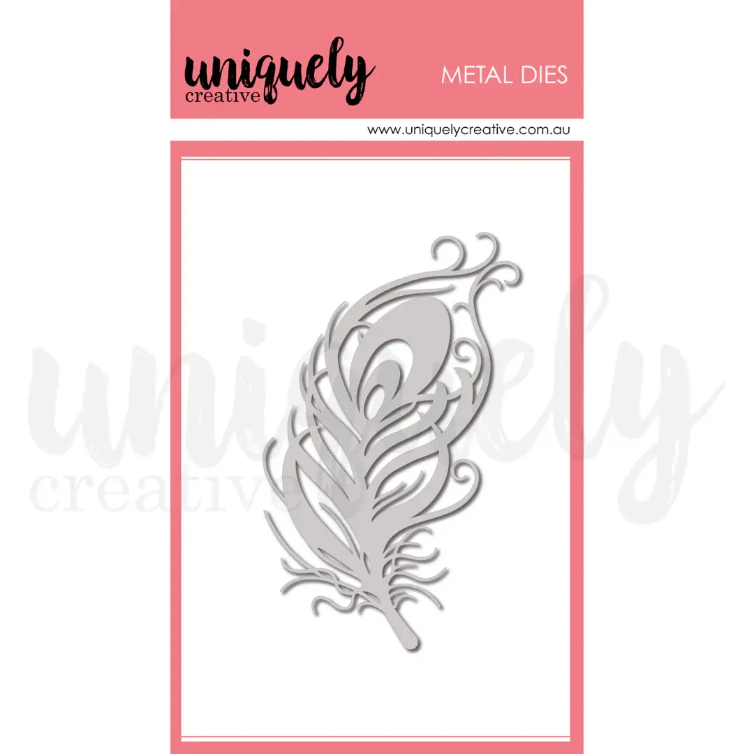 UNIQUELY CREATIVE UNIQUELY CREATIVE BOHEMIAN FEATHER DIE