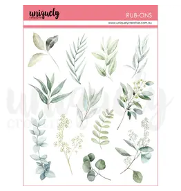 UNIQUELY CREATIVE UNIQUELY CREATIVE BOHO BOTANICALS RUB-ONS