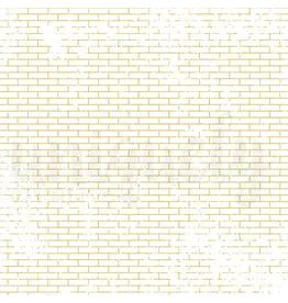 UNIQUELY CREATIVE UNIQUELY CREATIVE BRICK FOIL 12x12 ACETATE SHEET