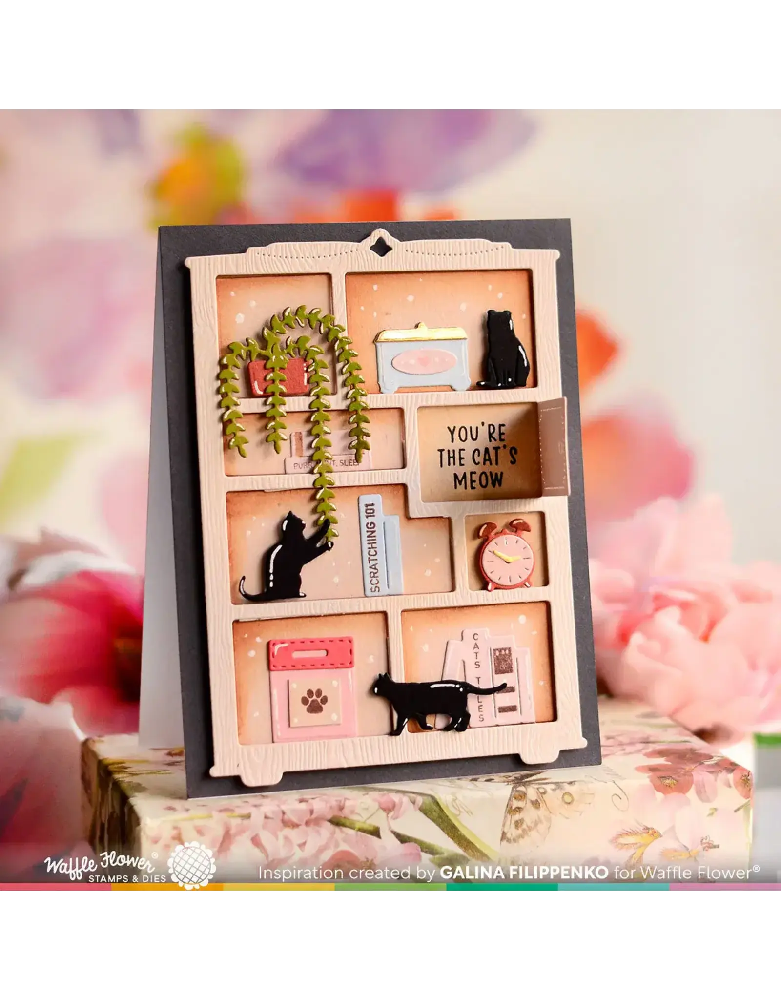 WAFFLE FLOWER WAFFLE FLOWER SIMPLE BOOKCASE DIE