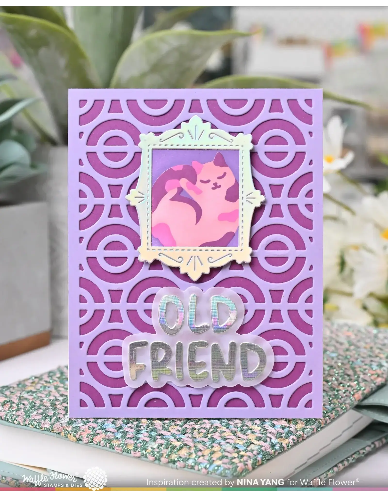 WAFFLE FLOWER WAFFLE FLOWER HAPPY CIRCLES PANEL DIE