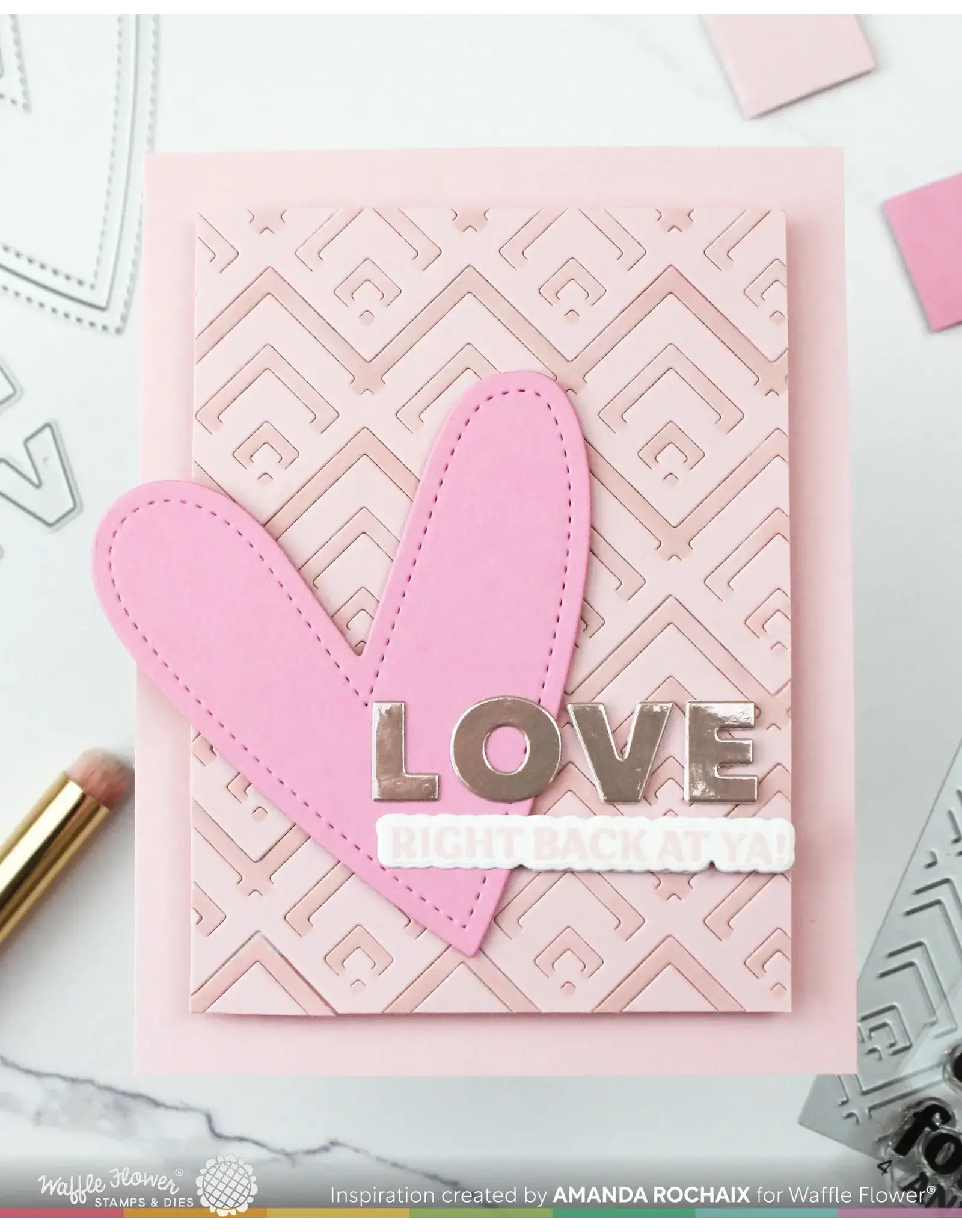 WAFFLE FLOWER WAFFLE FLOWER HAPPY CHEVRONS TEXTURE DIE