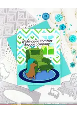 WAFFLE FLOWER WAFFLE FLOWER HAPPY CHEVRONS STENCIL SET