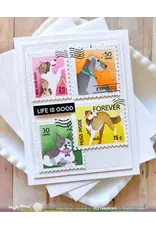 WAFFLE FLOWER WAFFLE FLOWER HAPPY LEAVES TEXTURE DIE