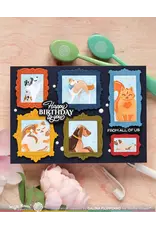 WAFFLE FLOWER WAFFLE FLOWER POSTAGE COLLAGE FRAMES DIE SET