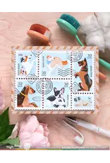 WAFFLE FLOWER WAFFLE FLOWER POSTAGE COLLAGE WOOF STENCIL SET