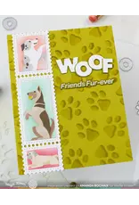WAFFLE FLOWER WAFFLE FLOWER POSTAGE COLLAGE WOOF STENCIL SET