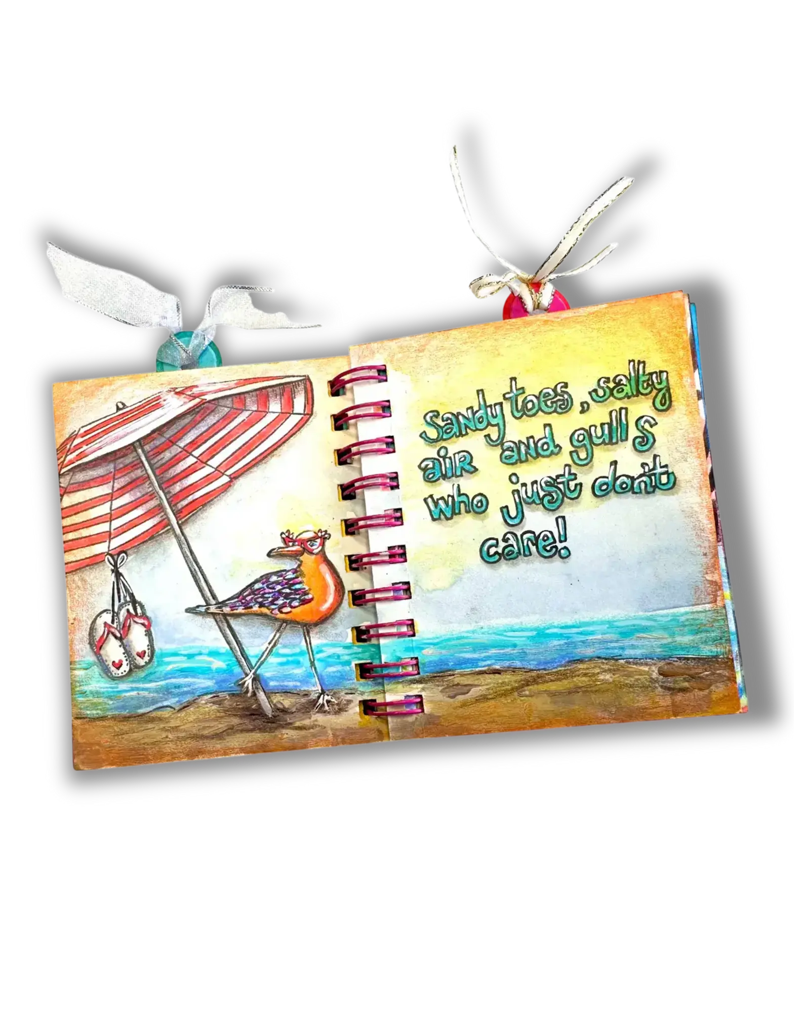 STUDIOLIGHT STUDIOLIGHT ART BY MARLENE A DAY AT THE BEACH CLEAR STAMP SET