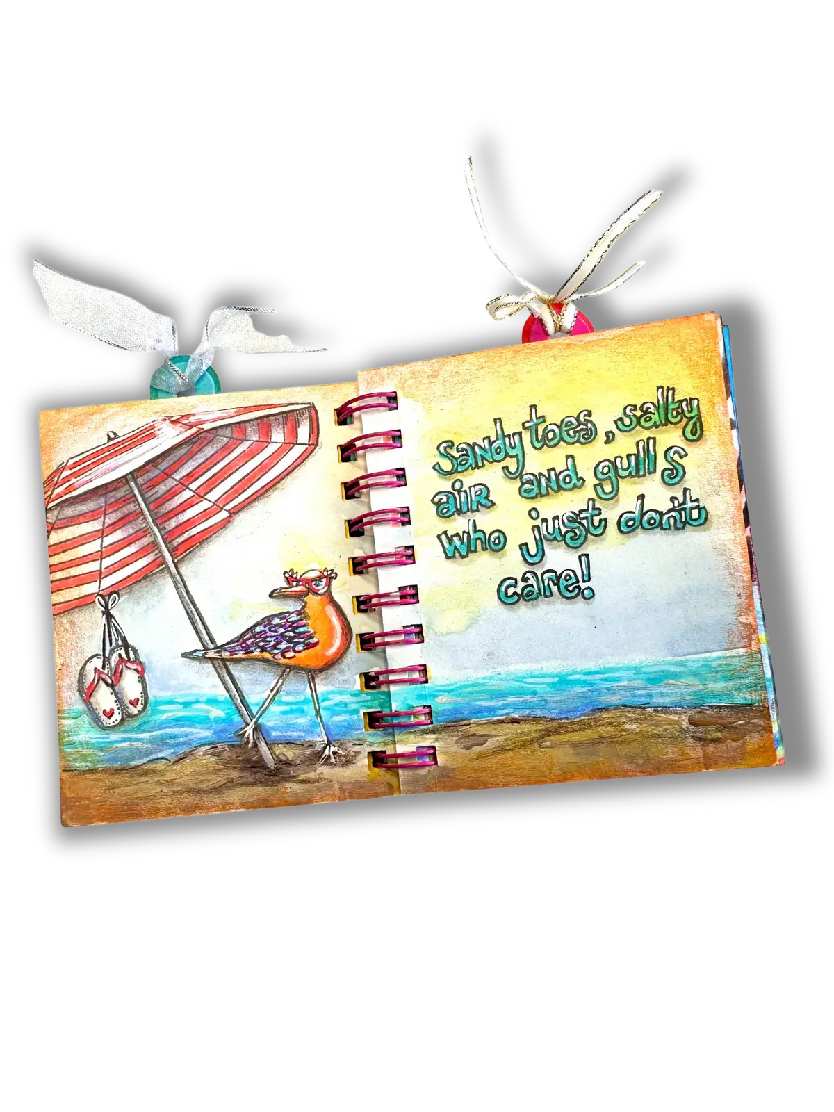 STUDIOLIGHT STUDIOLIGHT ART BY MARLENE A DAY AT THE BEACH CLEAR STAMP SET