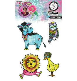 STUDIOLIGHT STUDIOLIGHT ART BY MARLENE ANIMALS CLEAR STAMP SET