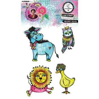 STUDIOLIGHT STUDIOLIGHT ART BY MARLENE ANIMALS CLEAR STAMP SET