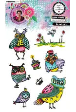 STUDIOLIGHT STUDIOLIGHT ART BY MARLENE AN OWL PARTY CLEAR STAMP SET