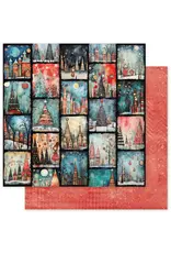 PAPER ROSE PAPER ROSE MERRY AND BRIGHT BASICS - A 12x12 CARDSTOCK