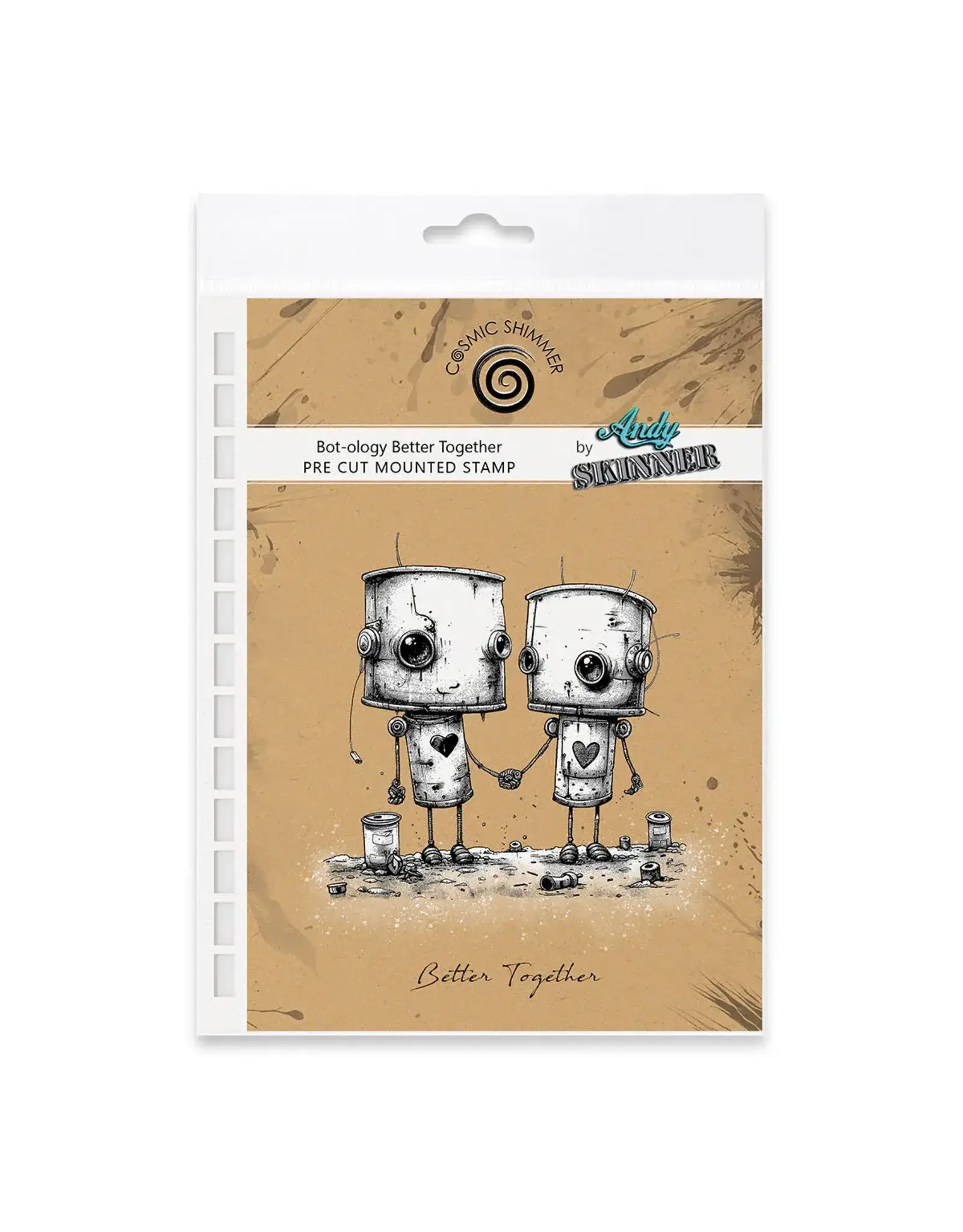 COSMIC SHIMMER COSMIC SHIMMER ANDY SKINNER BOT-OLOGY BETTER TOGETHER CLING STAMP