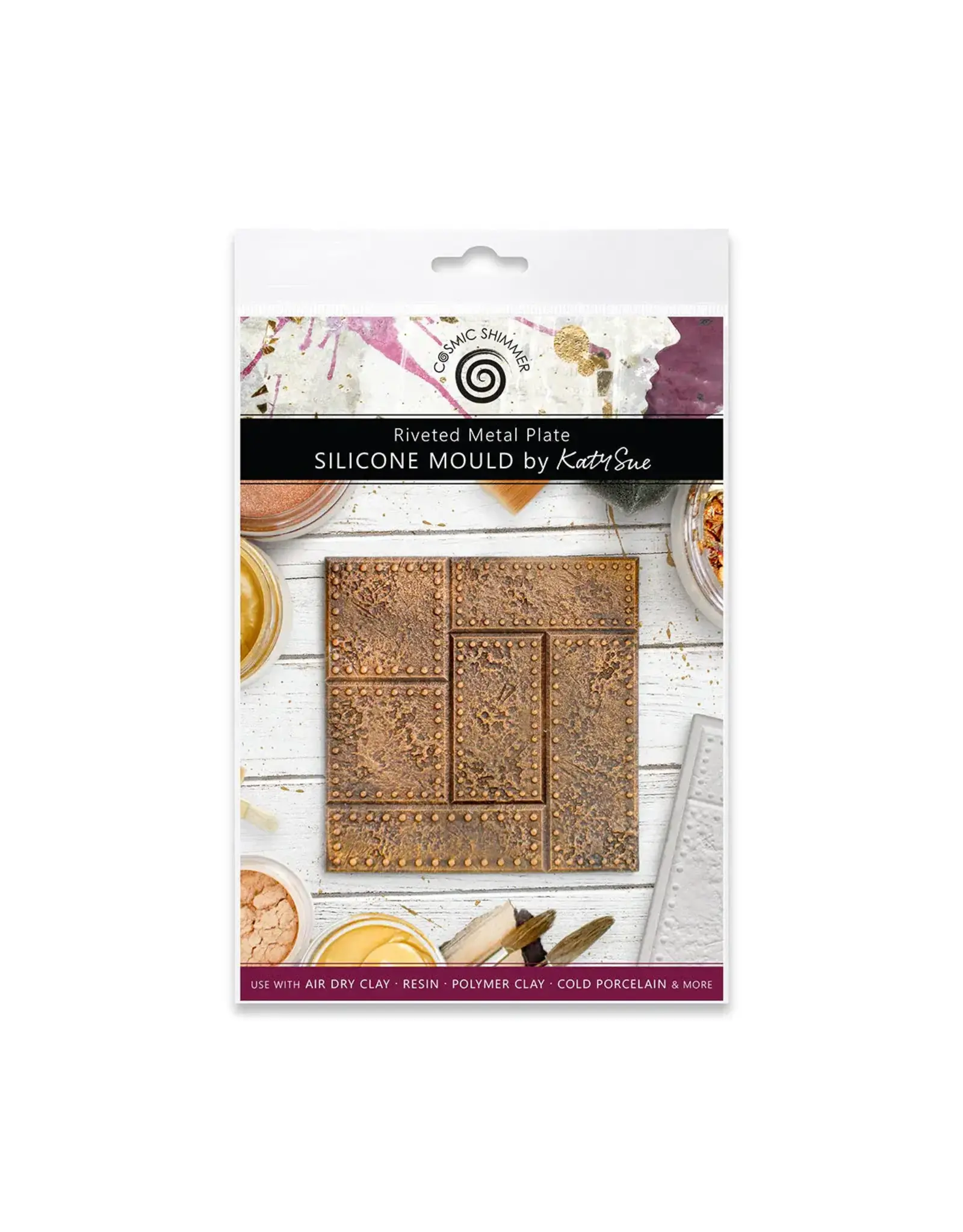 COSMIC SHIMMER COSMIC SHIMMER RIVETED METAL PLATE SILICONE MOULD