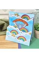 HUNKYDORY CRAFTS LTD. HUNKYDORY MOONSTONE RAINBOW & BIRDS DIE SET