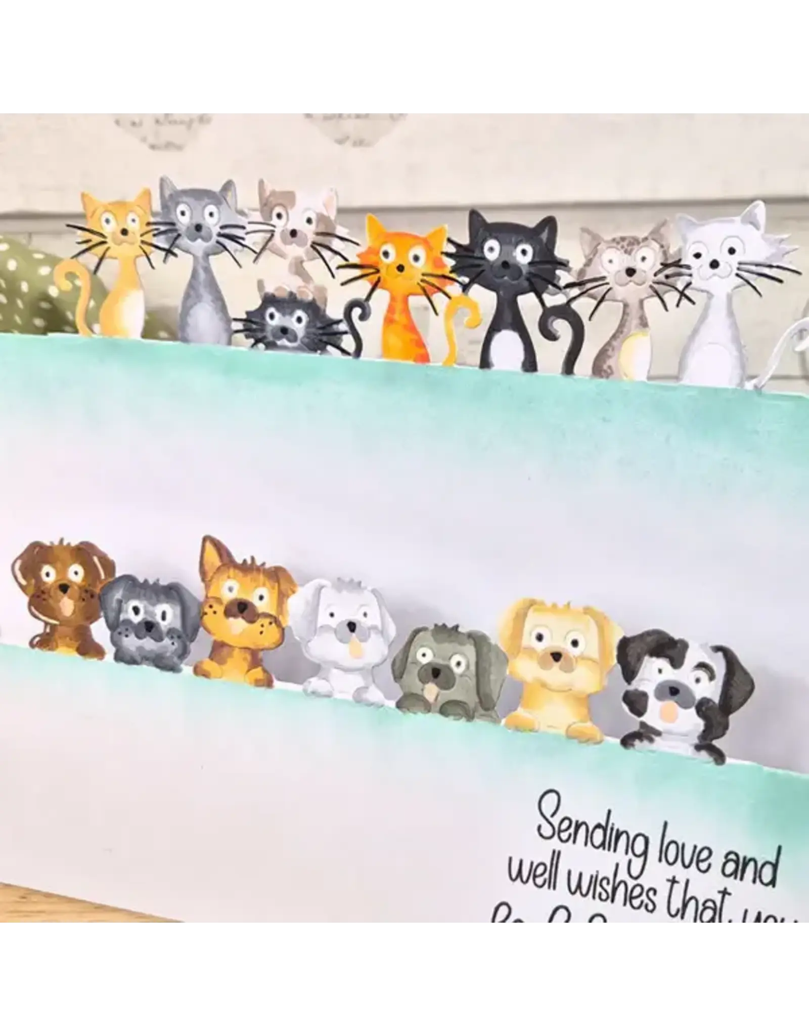 HUNKYDORY CRAFTS LTD. HUNKYDORY MOONSTONE CATS & DOGS DIE SET