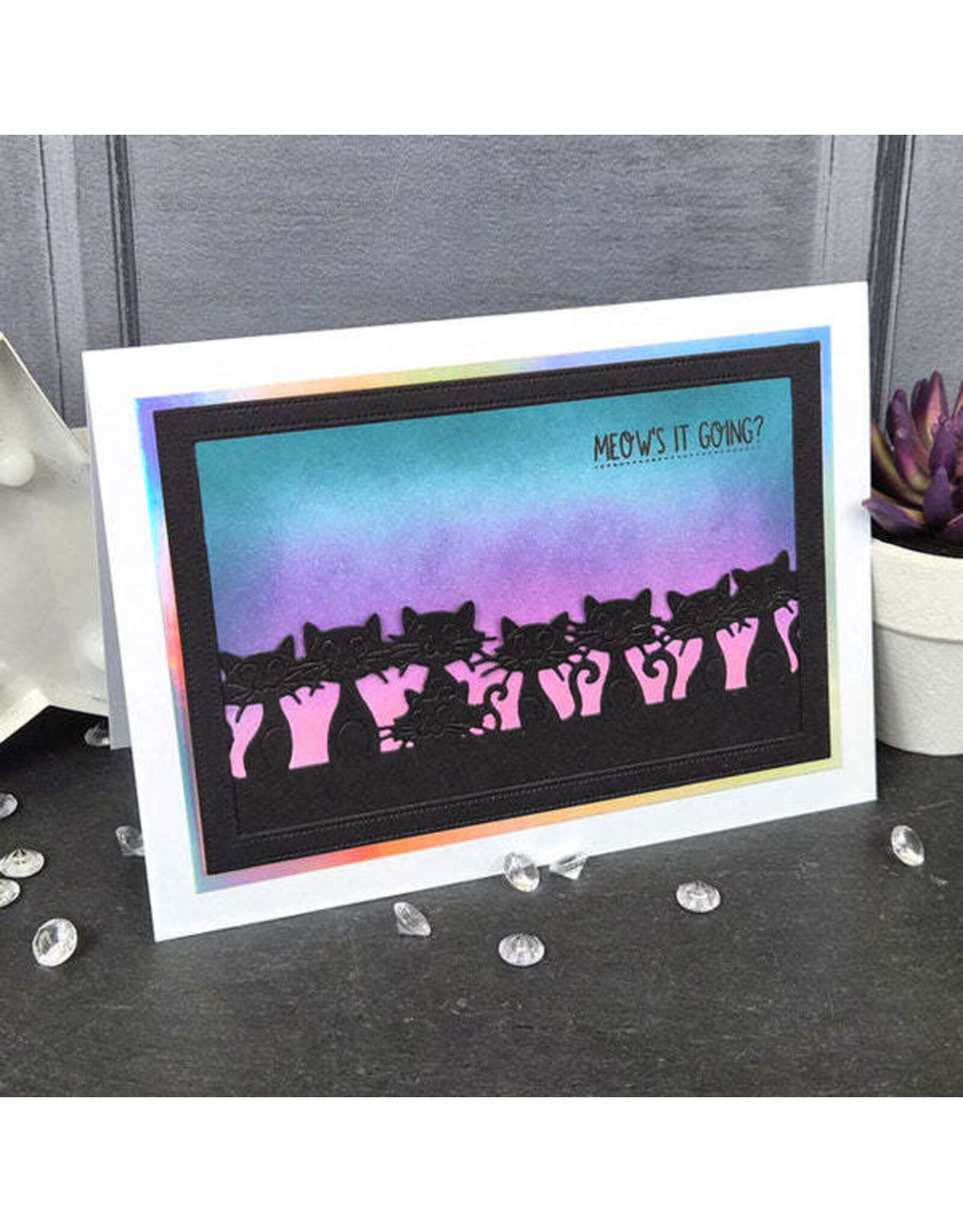 HUNKYDORY CRAFTS LTD. HUNKYDORY MOONSTONE CATS & DOGS DIE SET