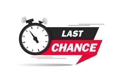 LAST CHANCE CHRISTMAS SALE 