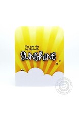 SUNNY STUDIO STAMPS SUNNY STUDIO SUNNY SENTIMENTS ACRYLIC STAMP SET
