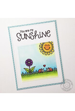 SUNNY STUDIO STAMPS SUNNY STUDIO SUNNY SENTIMENTS ACRYLIC STAMP SET
